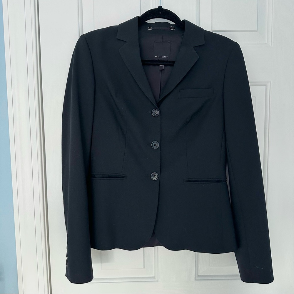 The Limited Black Women's Suit Jacket Blazer Office Business Sz 6